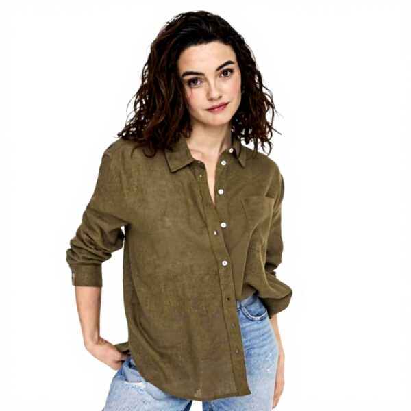Camicia ONLY ONLTOKYO viscosa lino donna bluse rilassata