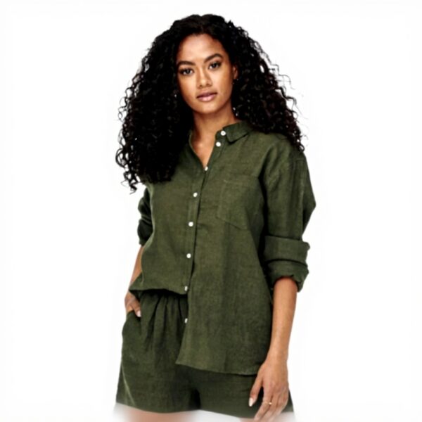Camicia ONLY ONLTOKYO viscosa lino donna bluse rilassata