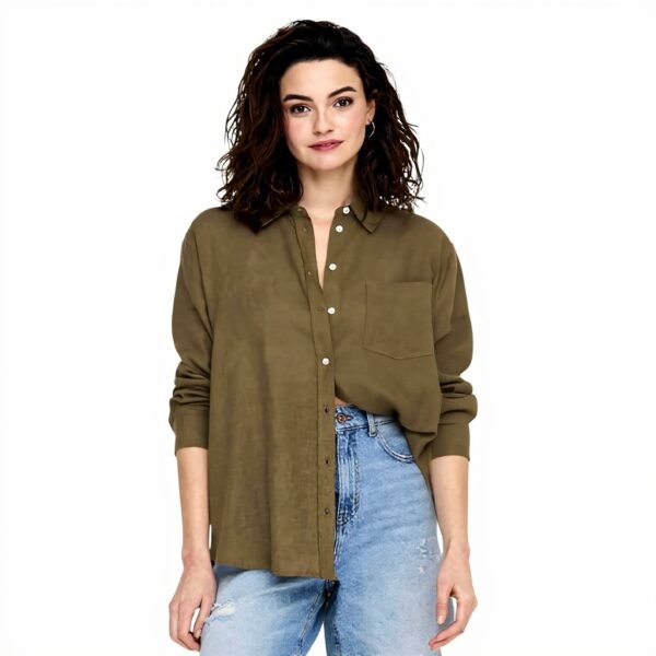 Camicia ONLY ONLTOKYO viscosa lino donna bluse rilassata