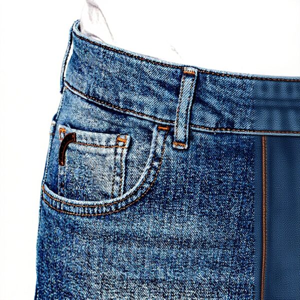 Jeans SISLEY Acapulco Straight Donna Cotone Elastan
