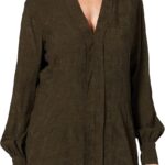 Camicia Donna SISLEY Blouse 5plj5qf96 Colore 901 Taglia S-0