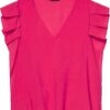 SISLEY Bluse Donna Viscosa Ali Maniche Colori Disponibili-5