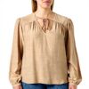 SISLEY Bluse Donna Viscosa Beige Moda Top Donna