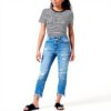 Boxer Bambino Donna SISLEY Cotone Comodo Jeans Donna