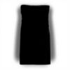 Sisley Dress Nero Donna Abito Midi Cotone Casual