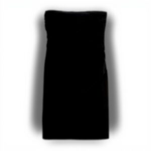 Sisley Dress Nero Donna Abito Midi Cotone Casual