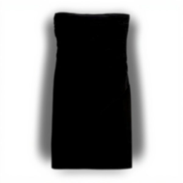 Sisley Dress Nero Donna Abito Midi Cotone Casual
