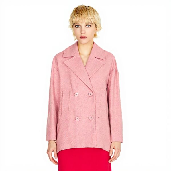 Giacca SISLEY Donna Rosa 90k Heavy Acrilico Poliestere