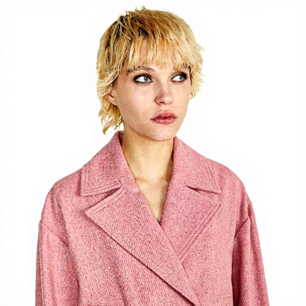 Giacca SISLEY Donna Rosa 90k Heavy Acrilico Poliestere