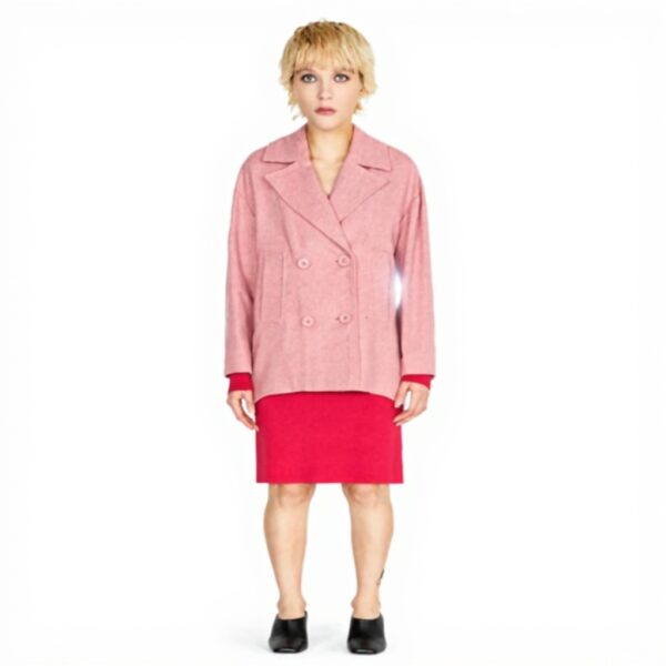 Giacca SISLEY Donna Rosa 90k Heavy Acrilico Poliestere