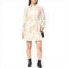 Vestito Donna Sisley Lino Viscosa Casual Floreale