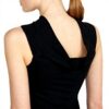 Vestito Donna SISLEY Morbido Elegante Taglia 38 Nero