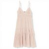 Sisley Dress Donna Cotone Rosa Tenue Vestiti Casual