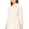 Vestito Donna Sisley Lino Viscosa Casual Floreale