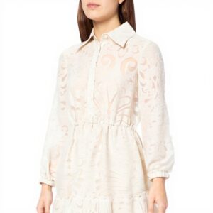 Vestito Donna Sisley Lino Viscosa Casual Floreale