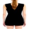Vestito Donna SISLEY Morbido Elegante Taglia 38 Nero
