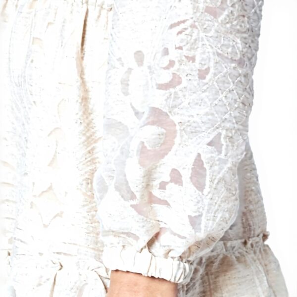 Vestito Donna Sisley Lino Viscosa Casual Floreale