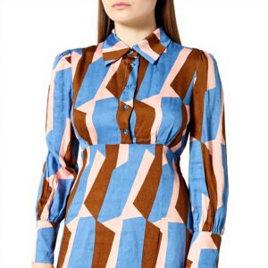 Abito Donna SISLEY Viscose Fantasy Multicolore Sportivo