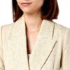 Sisley Giacca Donna Beige 902 Cotone Acrilico Poliestere