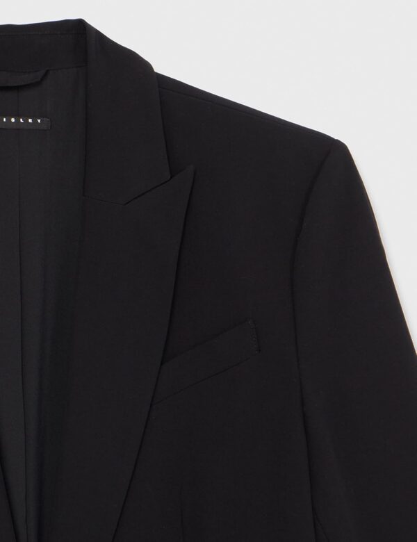 Giacca Donna SISLEY Poliestere Viscosa Elegante Nero-1