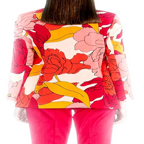 Sisley Giacca Donna Multicolore Apertura Monopetto Spalle