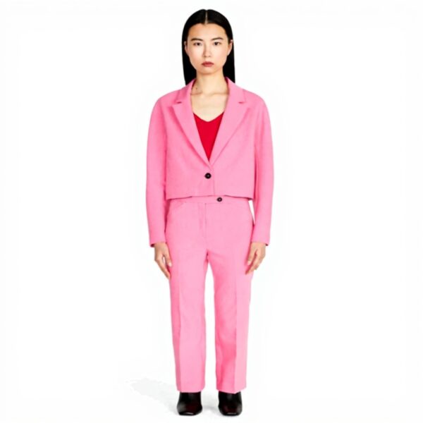 SISLEY Giacca Donna Fucsia Poliestere Viscosa Elastan