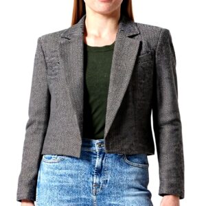 Giacca Donna SISLEY Multicolor Grey Materiale Misto