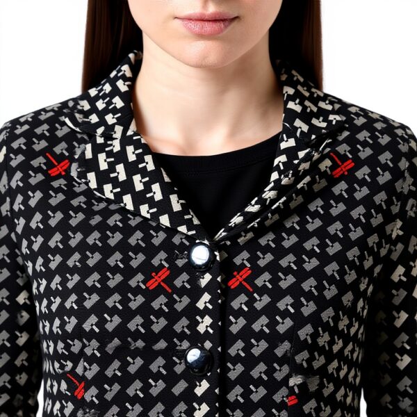 SISLEY Giacca Donna Poliestere Multicolore Moda Elegante