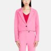 SISLEY Giacca Donna Fucsia Poliestere Viscosa Elastan-5