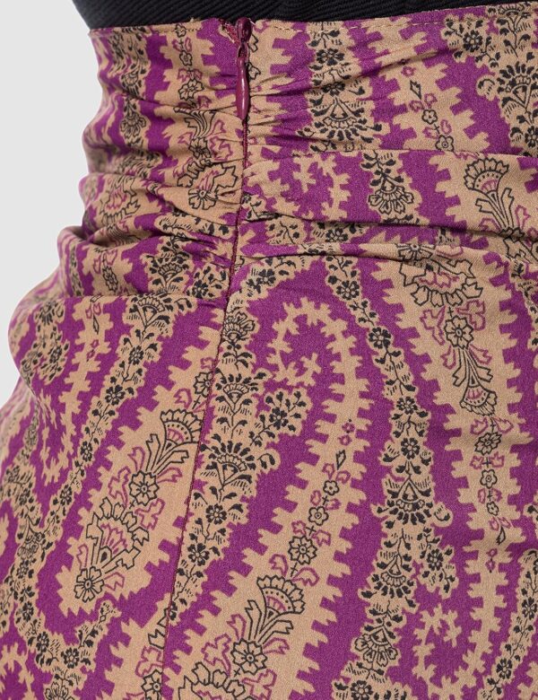 Sisley gonna donna poliestere multicolore moda abbigliamento-3
