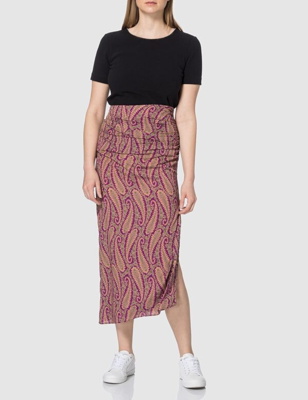 Sisley gonna donna poliestere multicolore moda abbigliamento-1