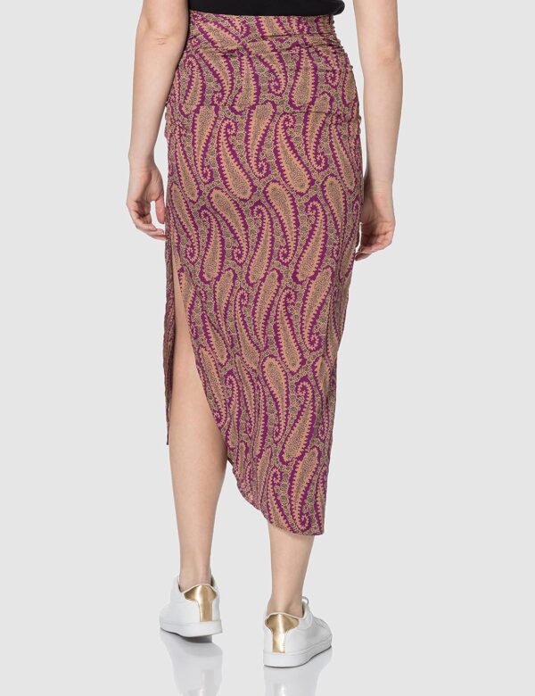 Sisley gonna donna poliestere multicolore moda abbigliamento-2