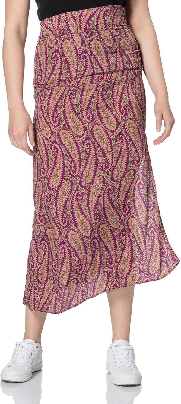 Sisley gonna donna poliestere multicolore moda abbigliamento-0