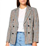 Sisley Giacca Donna Double Breasted Lana Viscosa Elegante