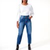 SISLEY Jeans Donna Pantaloni Cotone Taglia 31 Blu