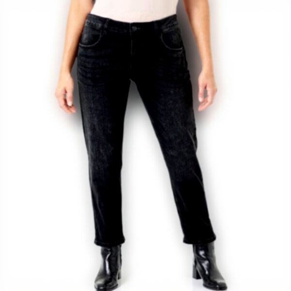 Pantaloni SISLEY Jeans Donna Cotone Elastan Nero