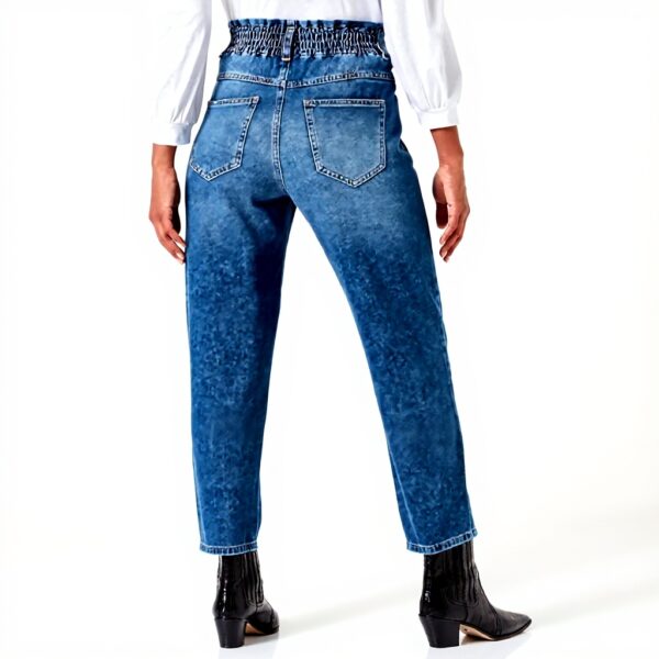 SISLEY Jeans Donna Pantaloni Cotone Taglia 31 Blu