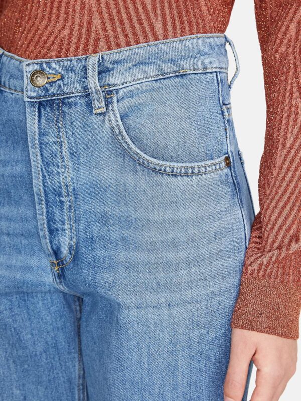 SISLEY Jeans Donna Cotone Light Blue Denim 901-4