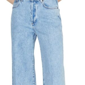 SISLEY Maglietta Donna T-shirt cotone Light Blue Denim-0