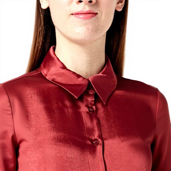 Maglietta Donna SISLEY 100 Acetato Colore Brown 2t1