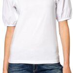 Sisley Womens Sweater Comfort Fit White 101-0