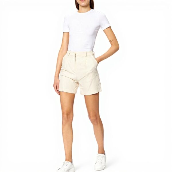 SISLEY Pantaloncini Donna Lyocell Poliestere Beige Rosa