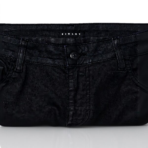 Jeans Donna SISLEY Pantaloni 43ehle010 Denim Nero