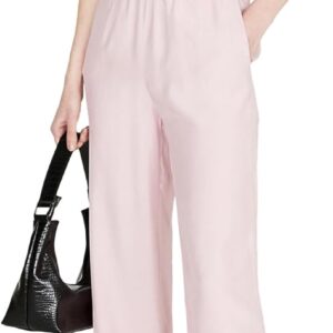 Sisley Pantaloni Donna Viscosa Palazzo Lilla 4B5FLF034-0