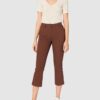 Pantaloni Donna Sisley cotone elastan taglie 38 52-1