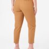 Pantaloni Donna SISLEY Cotone Elastan Colore Camel-2