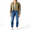 SISLEY Pantaloni Donna Blu 901 Cotone Comodo Casual