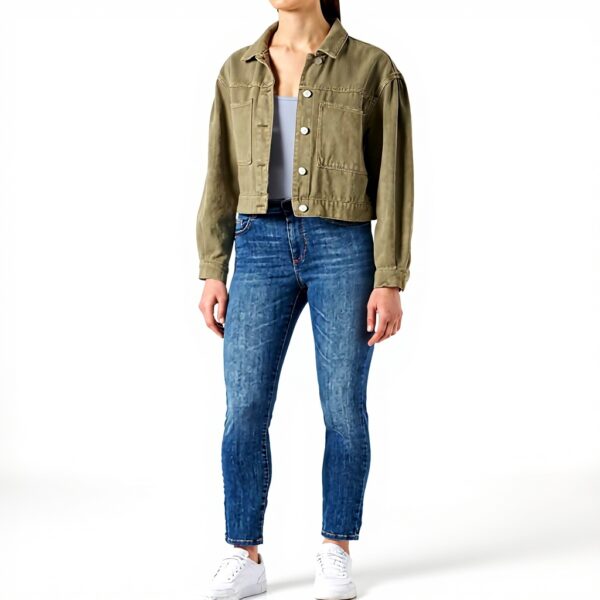 SISLEY Pantaloni Donna Blu 901 Cotone Comodo Casual