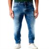 Pantaloni Uomo SISLEY Cotone Elastan Blu Denim