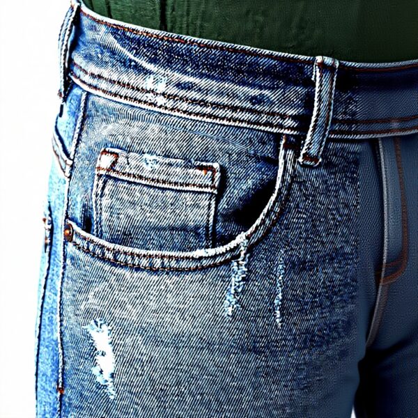 Pantaloni Uomo SISLEY Cotone Elastan Blu Denim